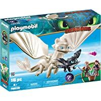 PLAYMOBIL DreamWorks Dragons Furia Diurna y Bebé Dragón con Niños- a Partir de 4 Años (70038)